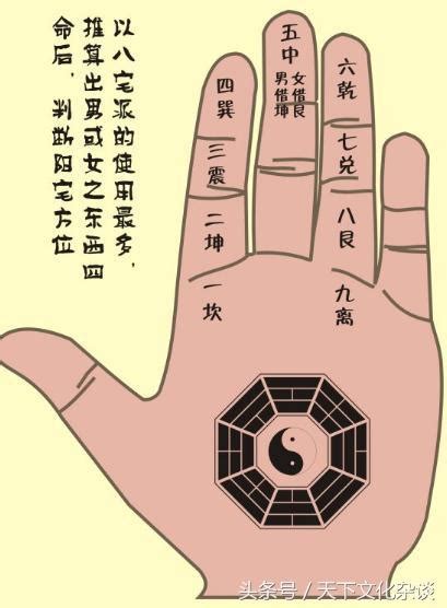 掌中訣|八卦解析《掌訣圖》——所謂的掐指神算秘訣大全